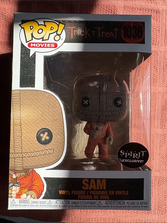 Funko Other - Funko Pop! Movies Sam - Brown & Orange Vinyl Figure (Spirit Exclusive)